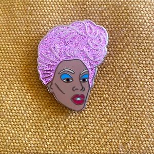 Rupaul pin/brooch